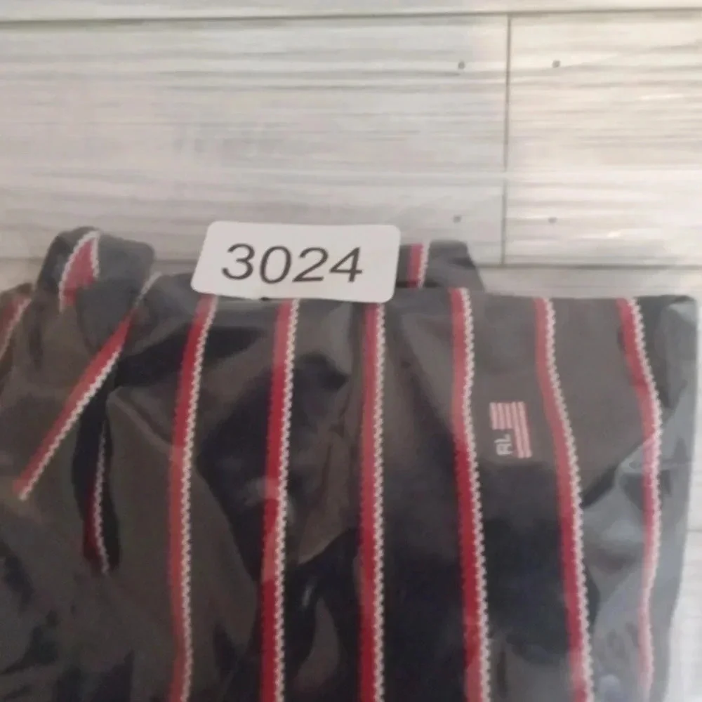 Ralph Lauren polo jeans company red/ blue Striped men's extra large/EXG